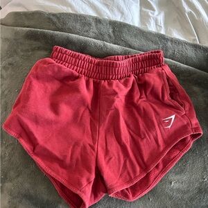 Gymshark Red Athletic Shorts for Women